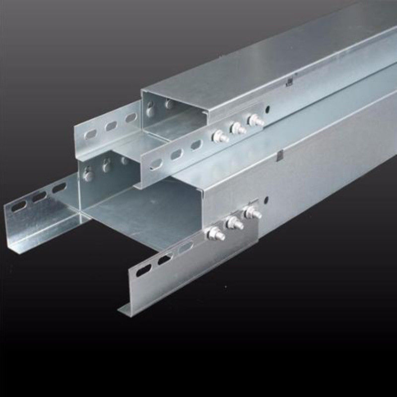ISO9001 Solid Bottom Type Cable Tray 50mm-1000mm Chiều rộng