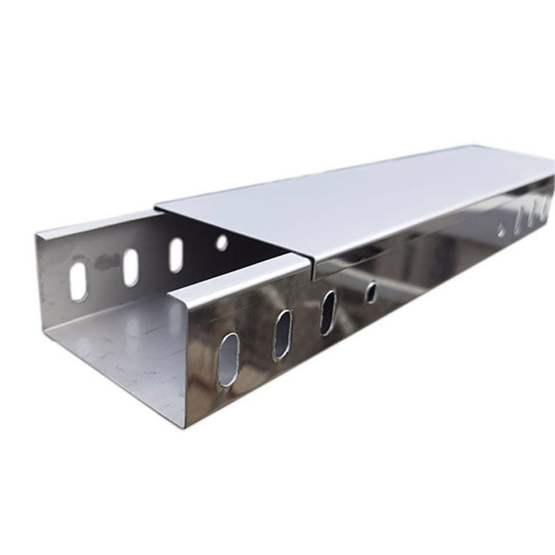 Công nghiệp 304 thép không gỉ Cable Tray bạc Màu sắc Độ cao tùy chỉnh