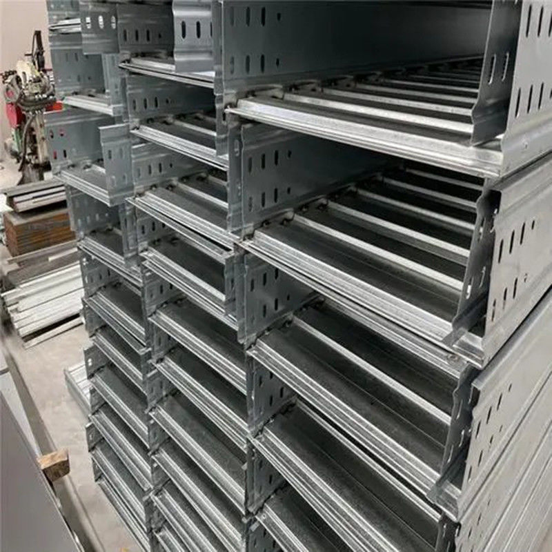 20-100kg/M Aluminium Ladder Type Cable Tray Nhà sản xuất Màu bạc